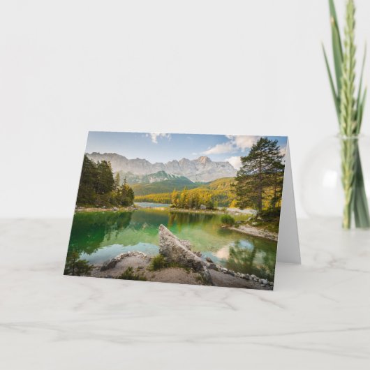 Wasser | Dachstein Mountain Lake Deutschland Karte (Vorderseite)