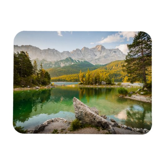 Wasser | Dachstein Mountain Lake Deutschland Magnet (Horizontal)