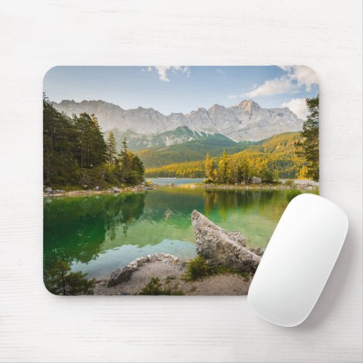 Wasser | Dachstein Mountain Lake Deutschland Mousepad (Mit Mouse)