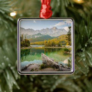 Wasser   Dachstein Mountain Lake Deutschland Ornament Aus Metall