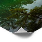 Wasser | Dachstein Mountain Lake Deutschland Poster (Ecke)