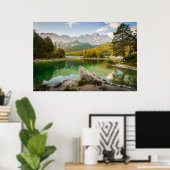 Wasser | Dachstein Mountain Lake Deutschland Poster (Heimbüro)