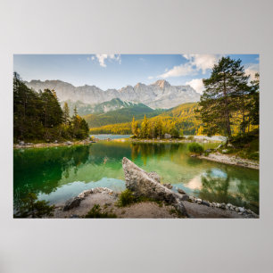 Wasser   Dachstein Mountain Lake Deutschland Poster