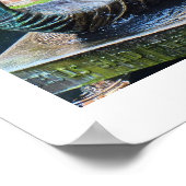 Wasser der Lebensbildhauerei Poster (Ecke)