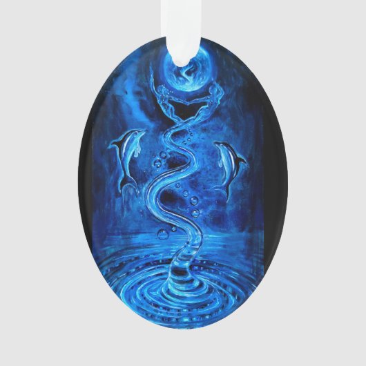 Wasser der Quelle des Lebens auf der Erde Ornament (Vorderseite)