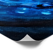 Wasser der Quelle des Lebens auf der Erde Poster (Ecke)