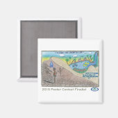 Wasser: Der Tropfen des Lebens Magnet (Vorderseite/Rückseite)