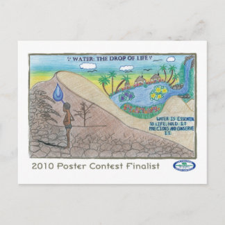 Wasser: Der Tropfen des Lebens Postkarte