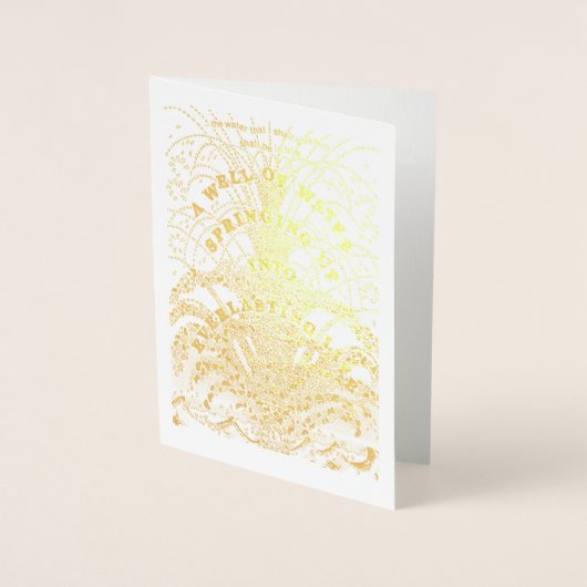 Wasser des Lebens Folienkarte (Vorderseite)