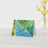 Wasser des Lebens Moderne Christliche Abstrakte Ku Karte (Gelbe Blume)