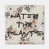 Wasser Die Erinnerung der Pflanze Magnet (Vorne)