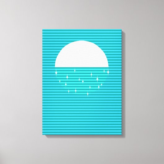 WASSER - Die vier Elemente Leinwanddruck (Vorderseite)