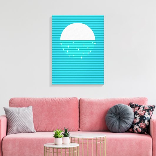 WASSER - Die vier Elemente Leinwanddruck (Insitu (Wohnzimmer))