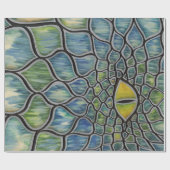 Wasser-Drache Geschenkpapier (Flach)