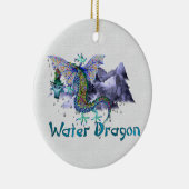 Wasser-Drache Keramikornament (Rechts)