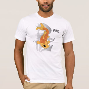 Wasser-Drache Koi Fische, T - Shirt