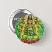 "Wasser-Drache" Kuan Yin Buton Button (Vorne & Hinten)