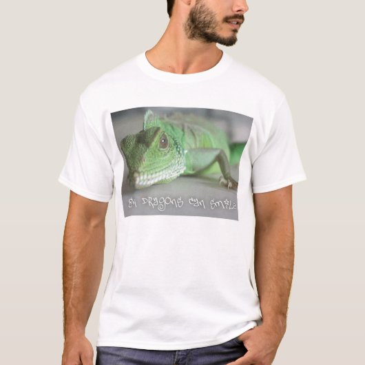 Wasser-Drache-Lächeln T-Shirt (Vorderseite)