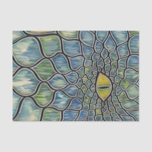 Wasser-Drache Seidenpapier (Vorderseite)