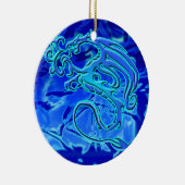 Wasser-Drache-Verzierung Keramikornament (Rechts)