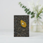 Wasser dreht perlige Visitenkarten Visitenkarte (Stehend Vorderseite)