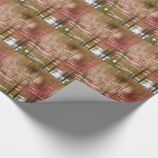 Wasser durch Schilf Geschenkpapier (Ecke)