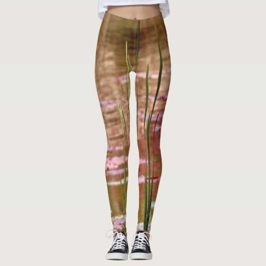 Wasser durch Schilf Leggings (Vorderseite)