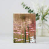 Wasser durch Schilf Postkarte (Stehend Vorderseite)