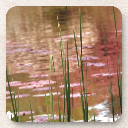 Wasser durch Schilf Untersetzer (Vorderseite)