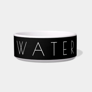 Wasser Einfache Schwarz-weiße Minimalistische Hau Napf