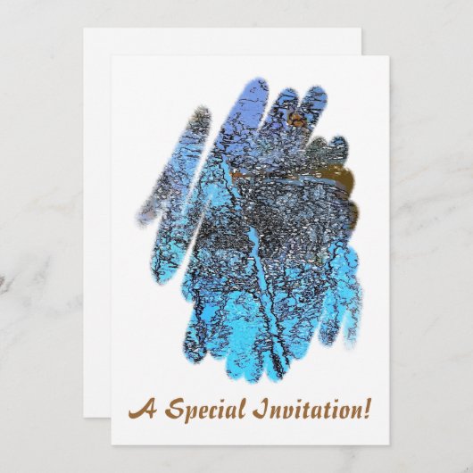 WASSER EINLADUNG (Vorne/Hinten)