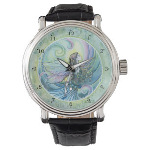 Wasser-Element-Feengestaltungs-Kunst Armbanduhr