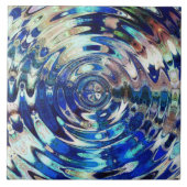 WASSER Element-Kräuselungs-Muster Fliese (Vorderseite)