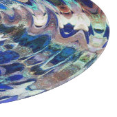 WASSER Element-Kräuselungs-Muster Schneidebrett (Ecke)