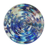 WASSER Element-Kräuselungs-Muster Schneidebrett (Vorderseite)