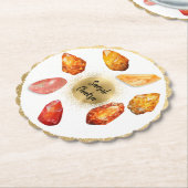 *~* Wasser Emoto Sacral Chakra AP64 Papier Unterse Untersetzer (angewinkelt)