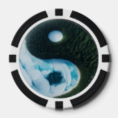 Wasser Erde Pokerchips (Vorderseite)
