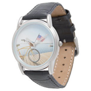 Wasser Fahrrad am See Armbanduhr