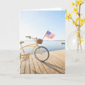Wasser | Fahrrad am See Karte (Gelbe Blume)