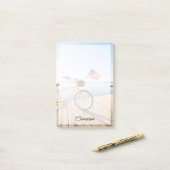 Wasser | Fahrrad am See Post-it Klebezettel (Auf Schreibtisch)