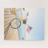 Wasser | Fahrrad am See Puzzle (Horizontal)