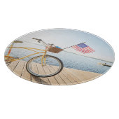 Wasser | Fahrrad am See Schneidebrett (Ecke)