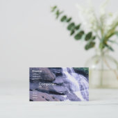 Wasser-Fälle Visitenkarte (Stehend Vorderseite)