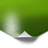 Wasser fällt auf Blätter Fotodruck (Ecke)