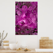 Wasser fällt auf die Blume, Kalifornien Poster (Küche)