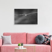 Wasser fällt auf Draht Leinwanddruck (Insitu (Wohnzimmer))
