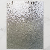 Wasser fällt auf Glas Flyer (Vorne)