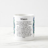 Wasser-Familien-Wappen Tasse (Mittel)