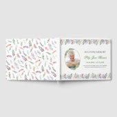 Wasser Farbe Foliage Beerdigung Gästebuch Keepake (Voll)