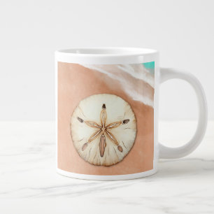 Wasser Farbe Sand Dollar am Strand Jumbo-Tasse